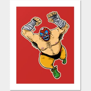 Luchador Posters and Art